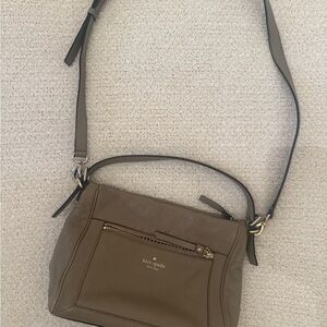 Kate Spade Grey Leather Shoulder Bag